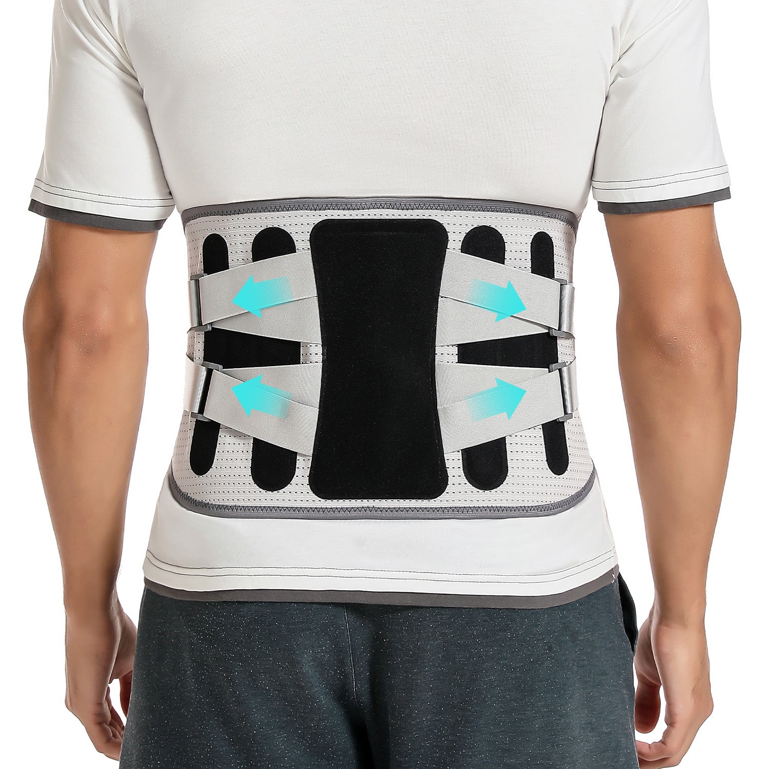 YIMED Back Brace for Lower Back Pain, Adjustable Lumbar Support for Pa ...